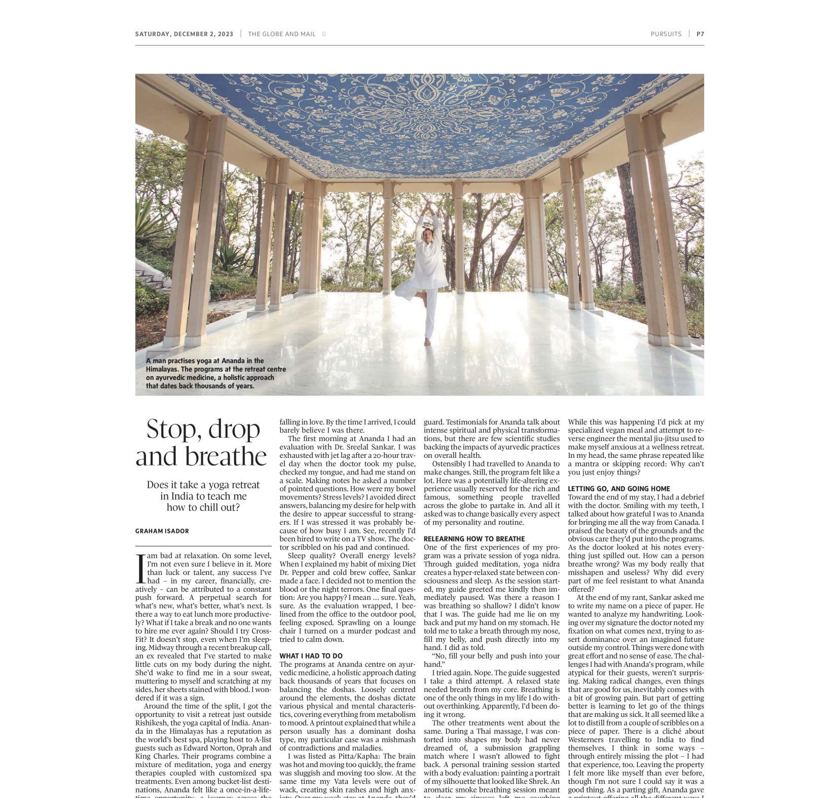 Ananda-in-the-Himalayas_The-Globe-and-Mail_December-2-2023-scaled