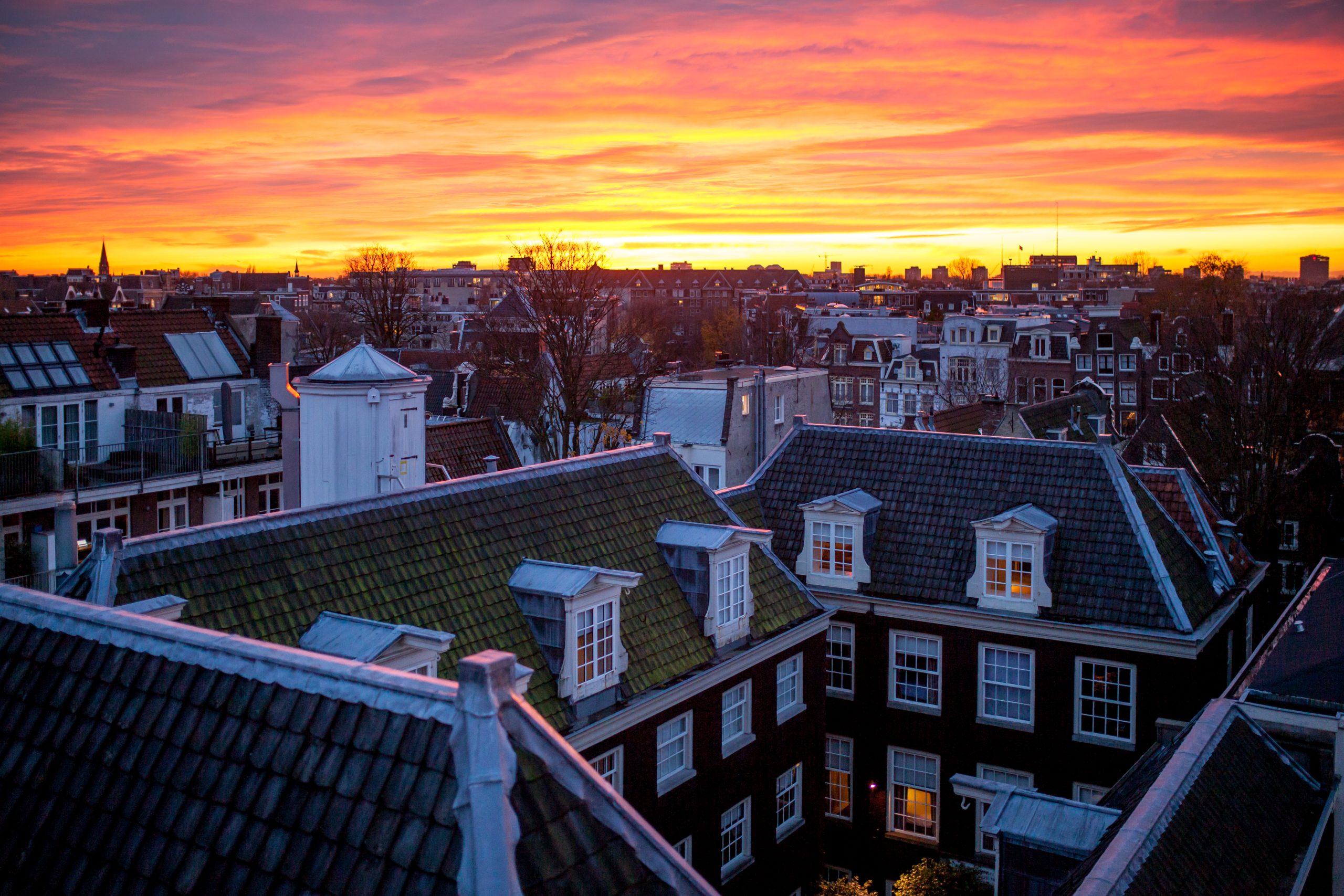 Sunset over The Dylan_courtesy of The Dylan Amsterdam